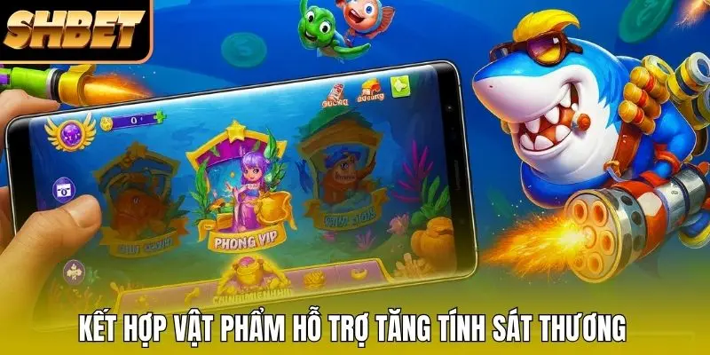 Kết hợp vật phẩm hỗ trợ tăng tính sát thương