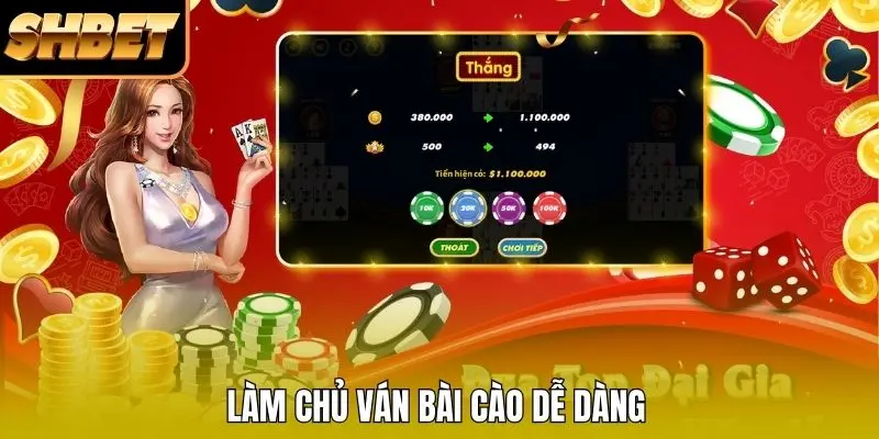 Làm chủ ván bài Cào dễ dàng