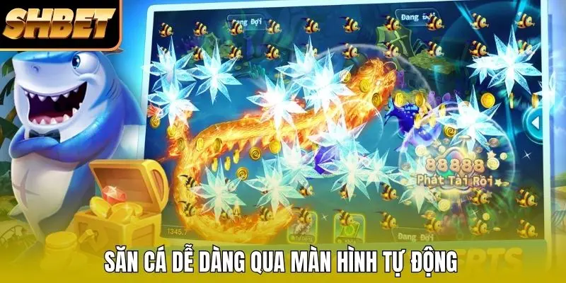 Săn cá dễ dàng qua màn hình tự động