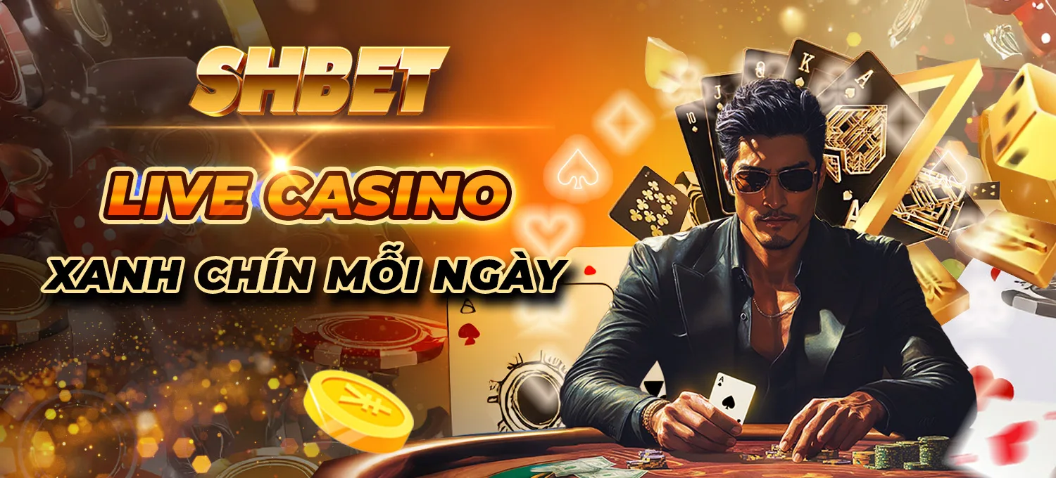 SHBET Live Casino Xanh Chín Mỗi Ngày Mobile
