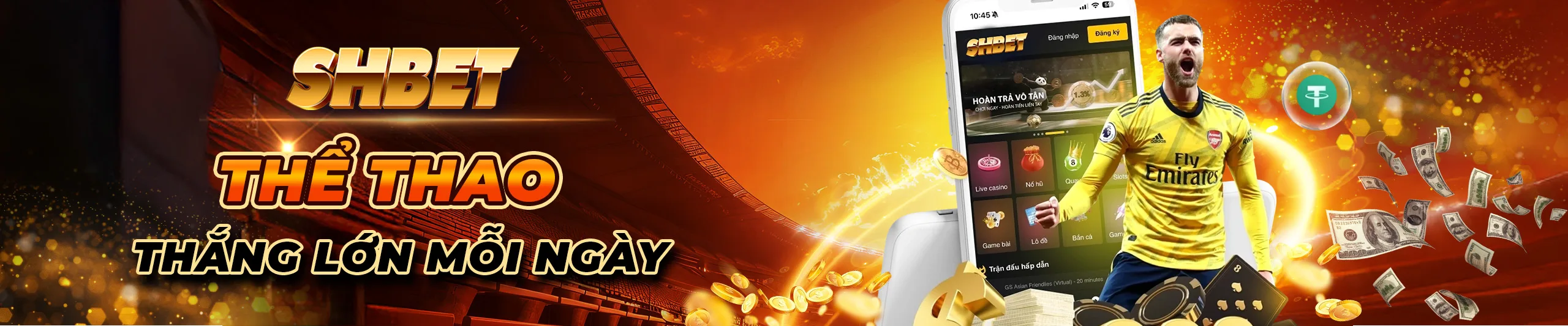 SHBET Thể Thao Thắng Lớn Mỗi Ngày